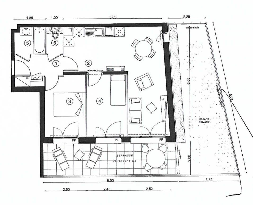 Appartement 3 pieces HERBLAY SUR SEINE
